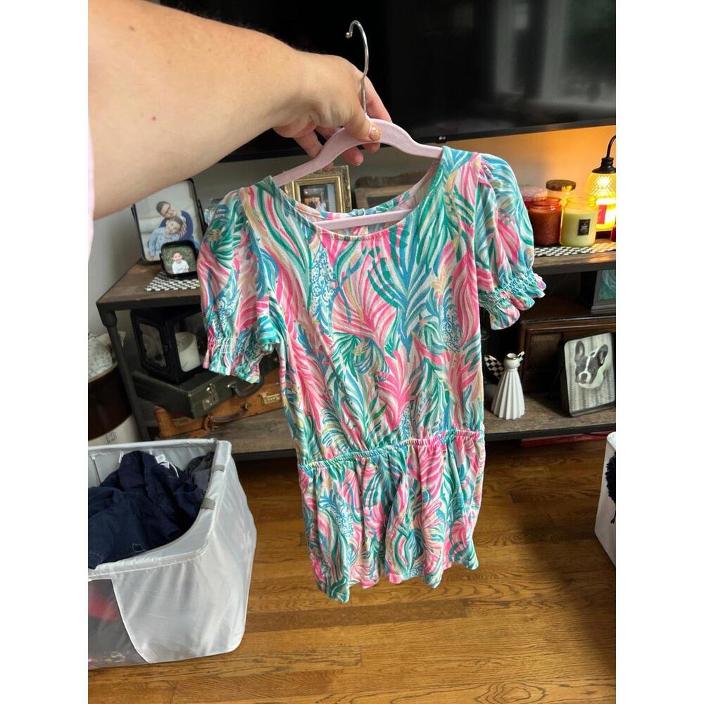 Lilly Pulitzer Little Girl's & Girl's Mini Adley Romper size 6-7
